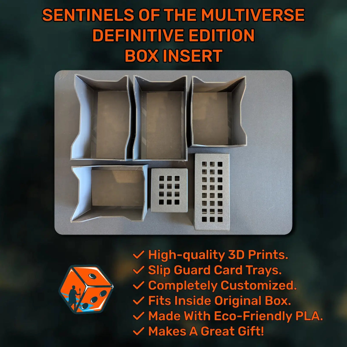 Sentinels of the Multiverse box insert organizer