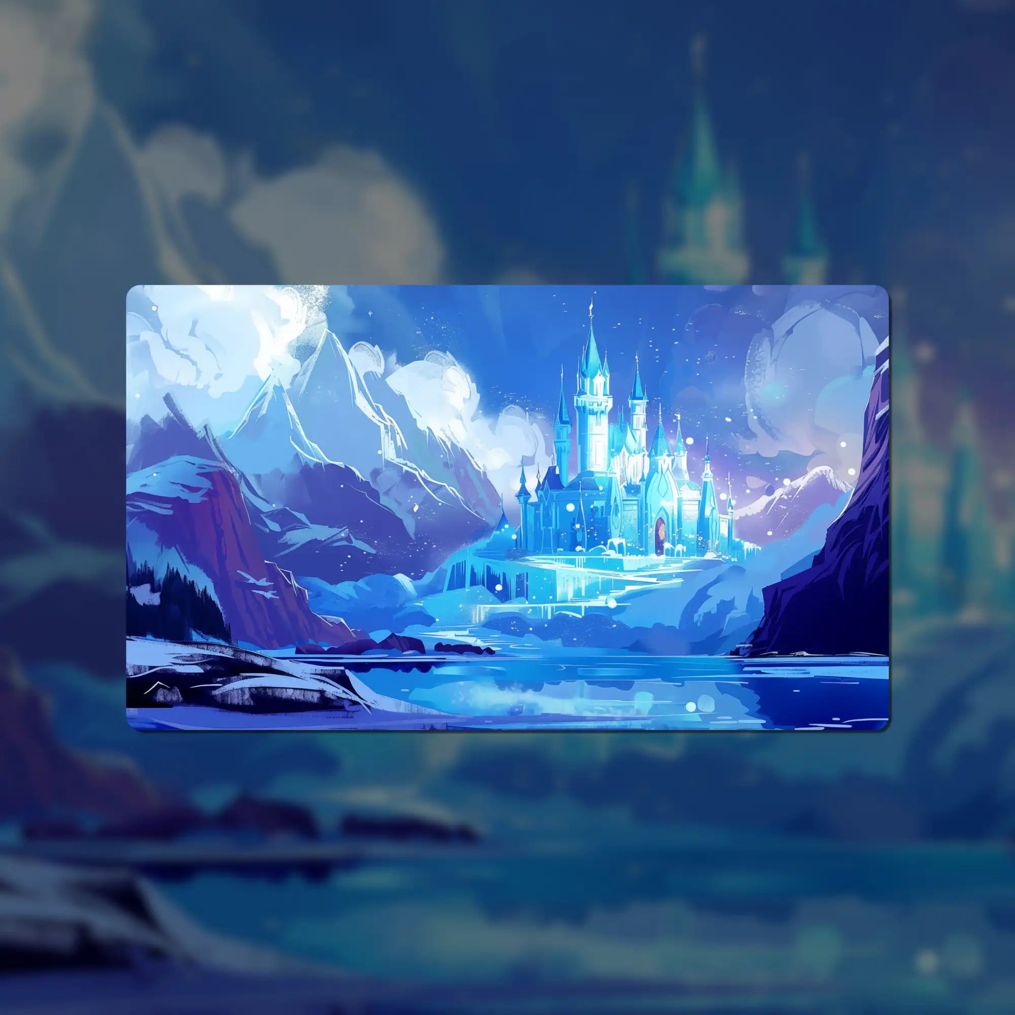 Disney Lorcana playmat Ice Palace
