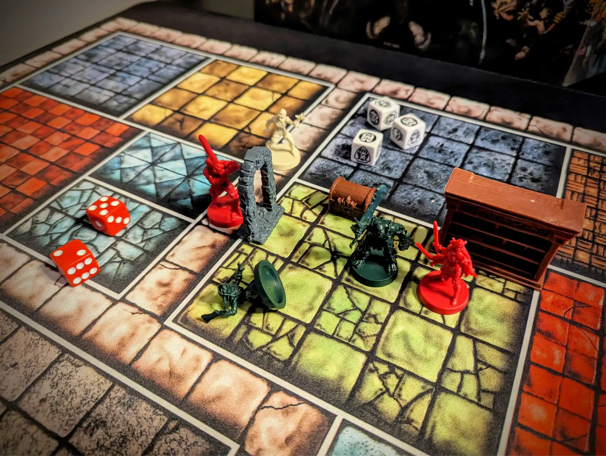 Hero Quest playmat
