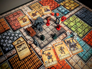 Hero Quest playmat
