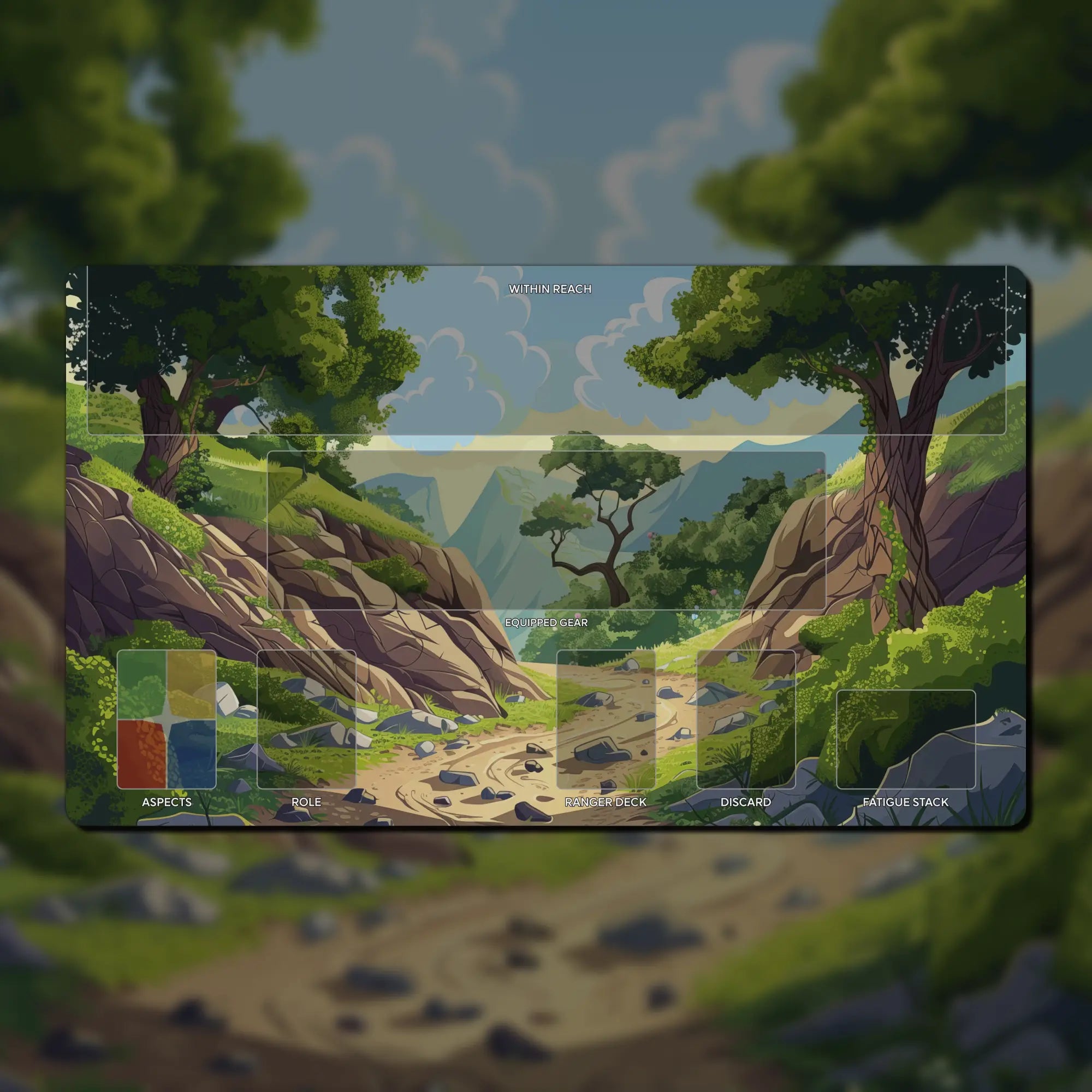 Earthborne Rangers Ranger playmat, Path, 24" x 14" (600 x 350 mm)