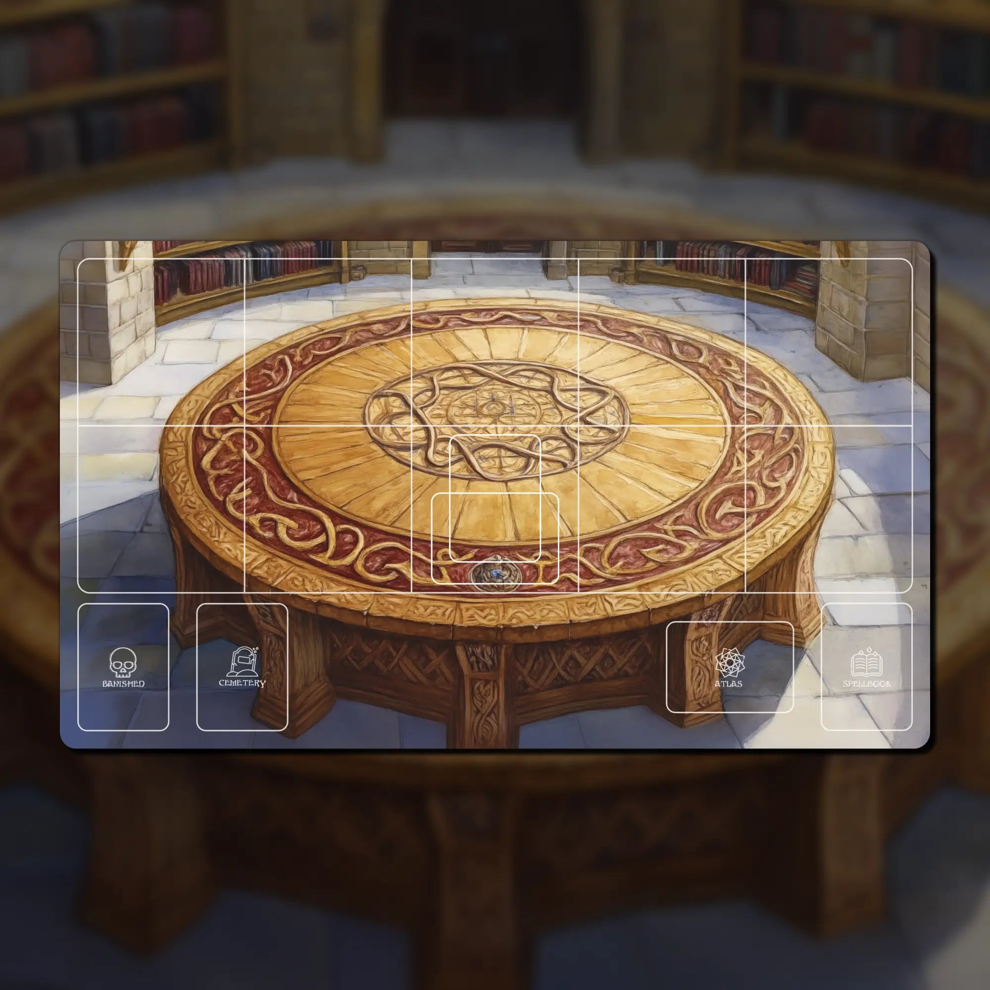 Sorcery: Contested Realm playmat, Round Table, 24" x 14" (600 x 350 mm)