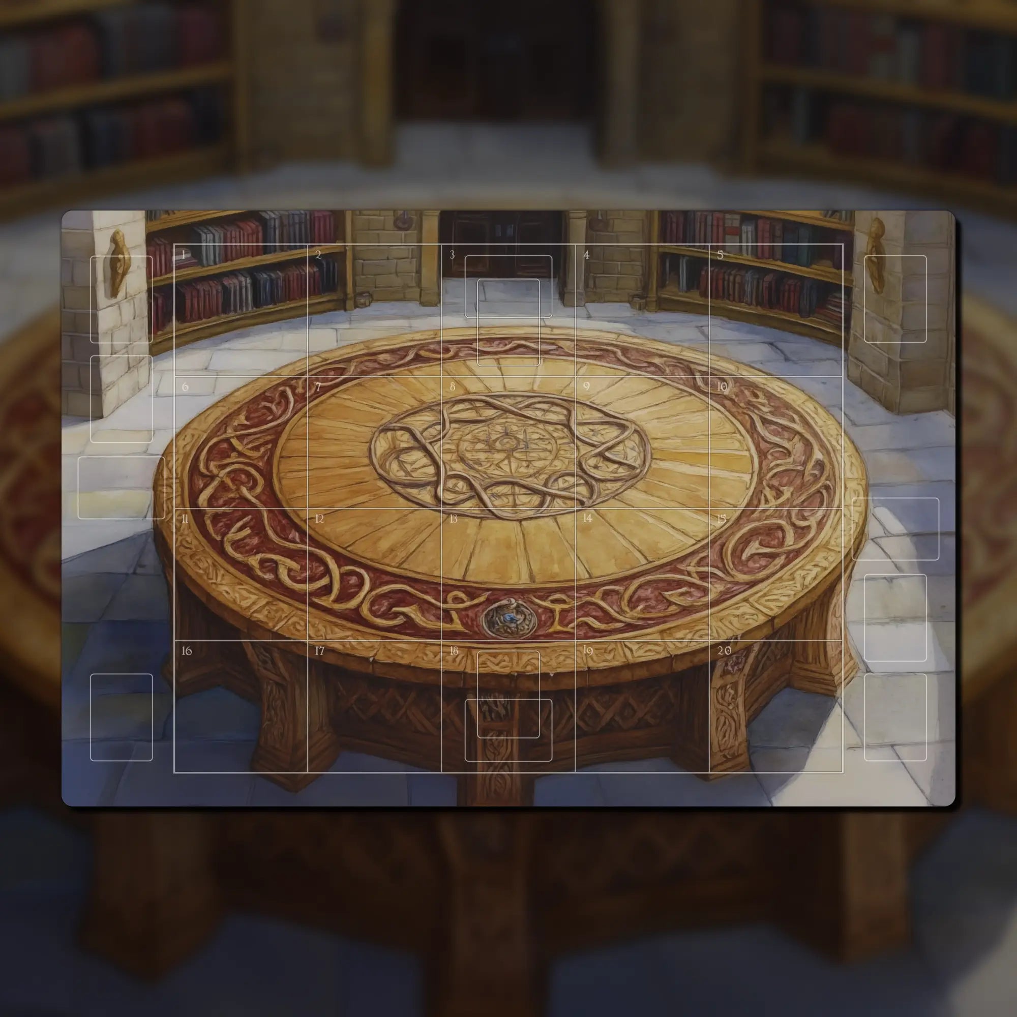 Sorcery: Contested Realm two-player playmat, Round Table, 36x24 in (900x600 mm)